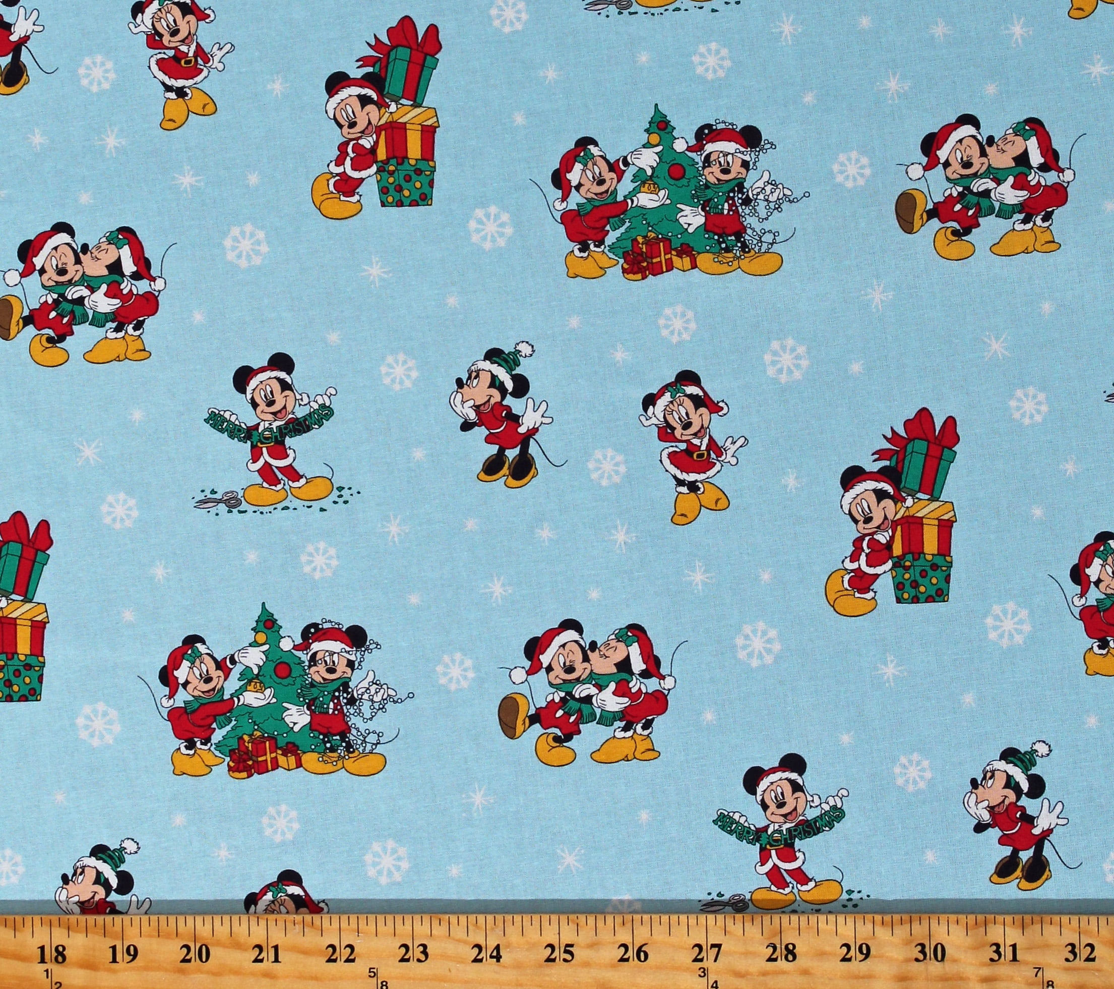 Cotton Mickey and Minnie Mouse Christmas Tree Mickey and Friends ...