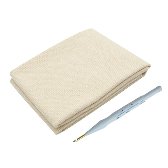 Cotton Monk's Cloth Blank Reserve Aida Cloth for DIY Punch Needling Craft