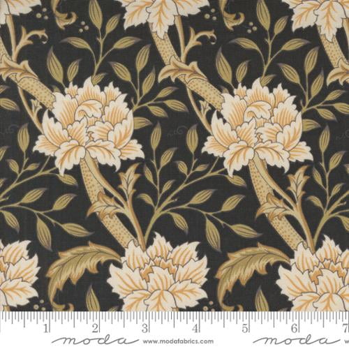 Cotton Morris Manor Flowers Floral Foliage Pattern Leaves Stem Moda Fabrics Cotton Fabric Print by the Yard (8391-15)