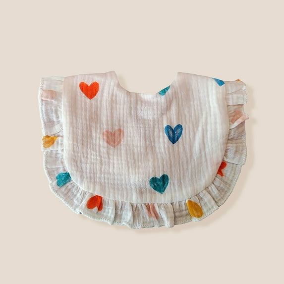 Cotton Muslin Baby Bibs Baby Drool Bibs for Unisex Baby Toddlers Infant Newborns Drooling and Teething Multicolor 8 0-2 Years