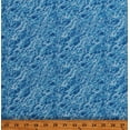 thumbnail image 1 of Cotton Natural Textures Water Waves Ocean Sea Lakes Rivers Landscapes Blue Cotton Fabric Print by the Yard (133740), 1 of 1