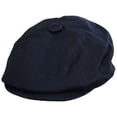 thumbnail image 1 of Cotton Newsboy Cap - M - Navy Blue, 1 of 4