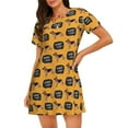thumbnail image 1 of Cotton Nightgowns for Women - German Shepherd Woof Sleep Shirts for Women's Nightgowns & Sleepshirts, Soft Cotton Pajama Dress Shirts for Women, House Dress Sleepwear for Women, 1 of 7