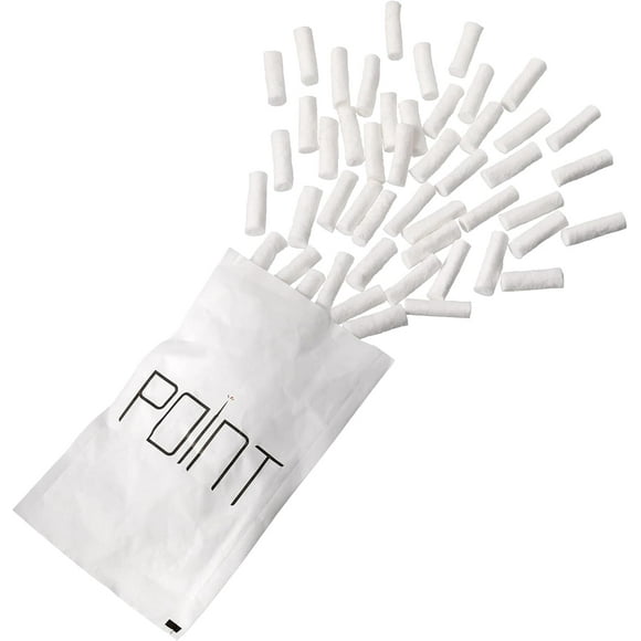 Cotton Nosebleed Plugs - Extra Absorbent Blood Clotting Cotton Rolls (50 Count)