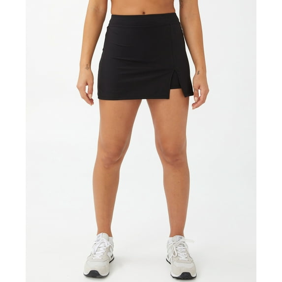 Cotton On Body Womens Smoothing Basketball Skirt Black M