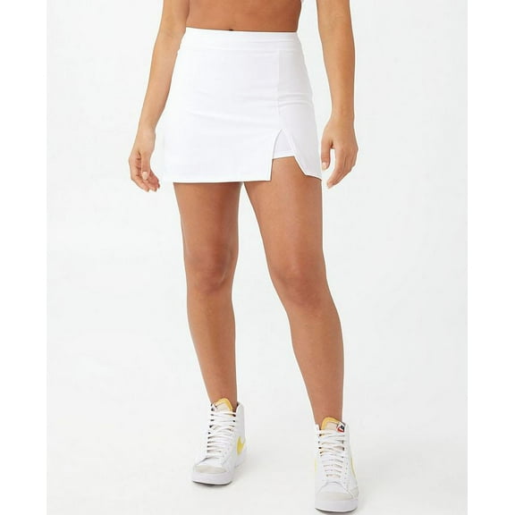 Cotton On Body Womens Smoothing Basketball Skirt White L