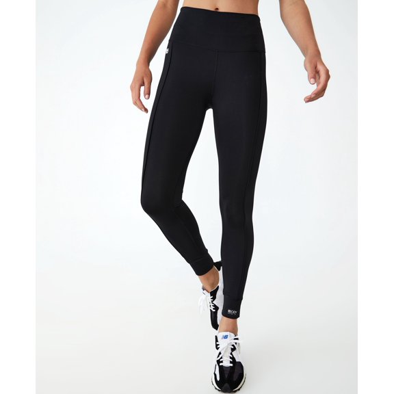 Cotton On Body Womens Ultimate Booty Full Length Tight V2 Pants Black S