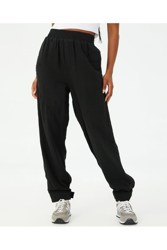 Body Womens Woven Dance Pants Black L