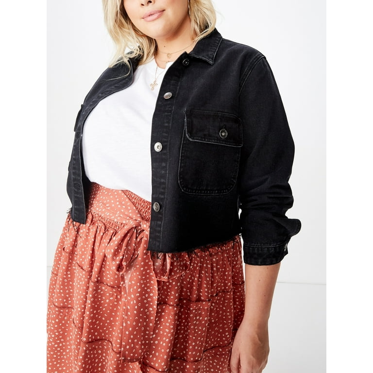 Cotton on girlfriend denim deals jacket