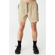 Cotton On Mens Nylon Urban Short - Stone/Black/ Iced Green, Small