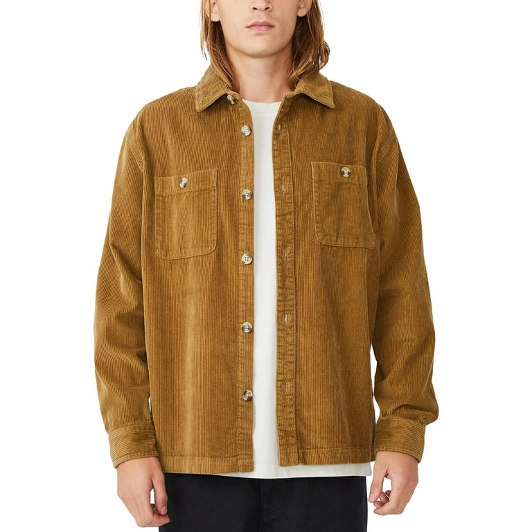 Cotton On Mens Corduroy Heavy Shirt Jacket Walmart
