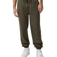 thumbnail image 1 of Cotton On Mens Loose Fit Track Casual Jogger Pants, Green, Small, 1 of 1