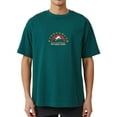 thumbnail image 1 of Cotton On Mens Mount Fuji Graphic T-Shirt, Green, X-Large, 1 of 1