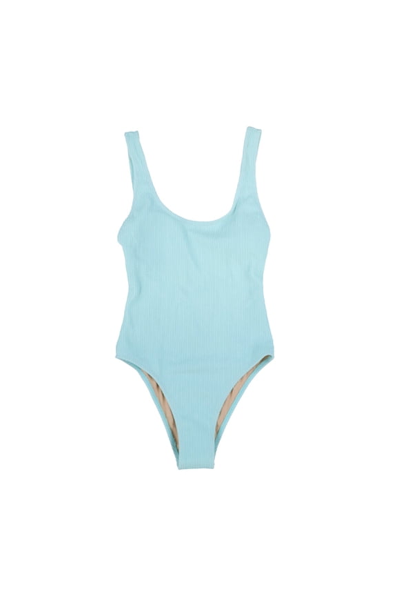 Women's Scoop Back One Piece Swimsuit Mint XS New