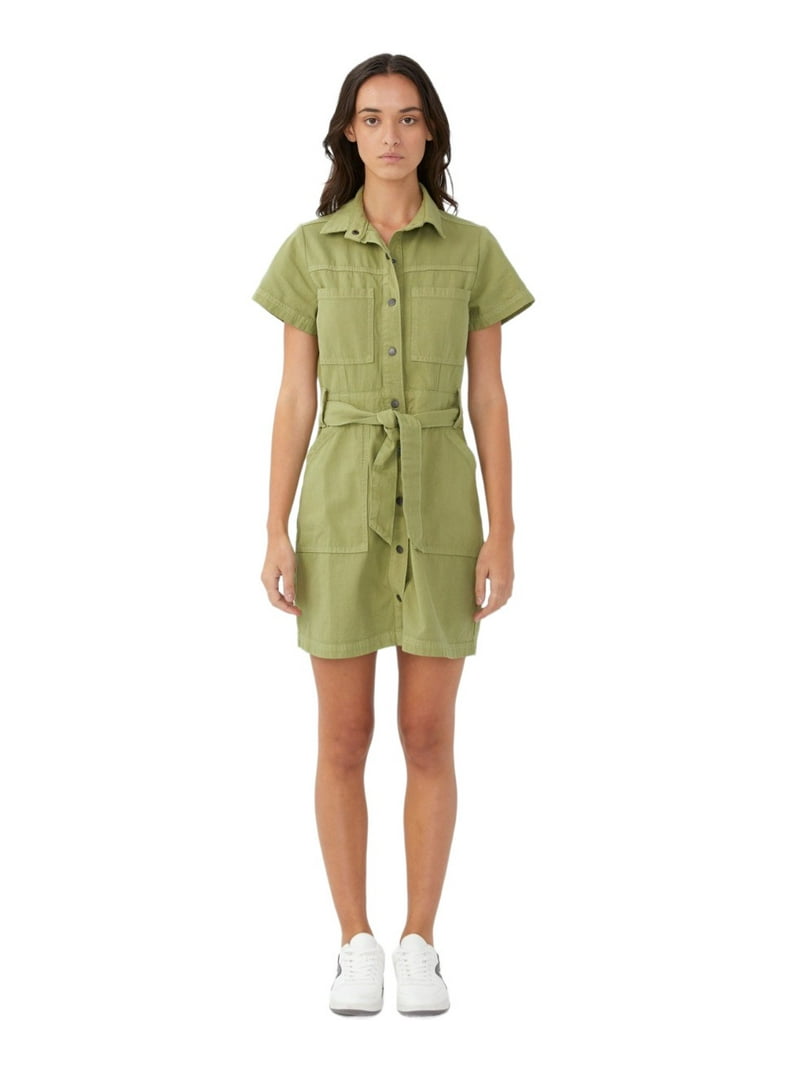 Cotton On Women's Utility Mini Dress, Khaki, Small - Walmart.com Cotton On Women's Utility Mini Dress, Khaki, Small - Walmart.com