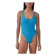 Cotton On Womens Summer Scoop Back One-Piece Swimsuit