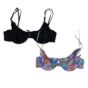 Cotton On Womens Swim Bikini Top Half Wire Bra Swimsuit Bathing Suit M New