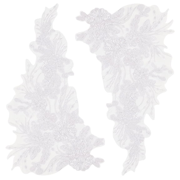 Cotton Ornament Accessories Flower White 420x210x1mm DIY