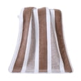 thumbnail image 1 of Cotton Oversized Beach Towel - Plush Thick Pool Towel, Fluffy Stripe Beach Towels Soft, Absorbent and Quick Drying (Brown,28x55 in), 1 of 6