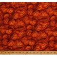 thumbnail image 1 of Cotton Packed Basketballs Balls Sports Orange Cotton Fabric Print by the Yard (221orange), 1 of 1