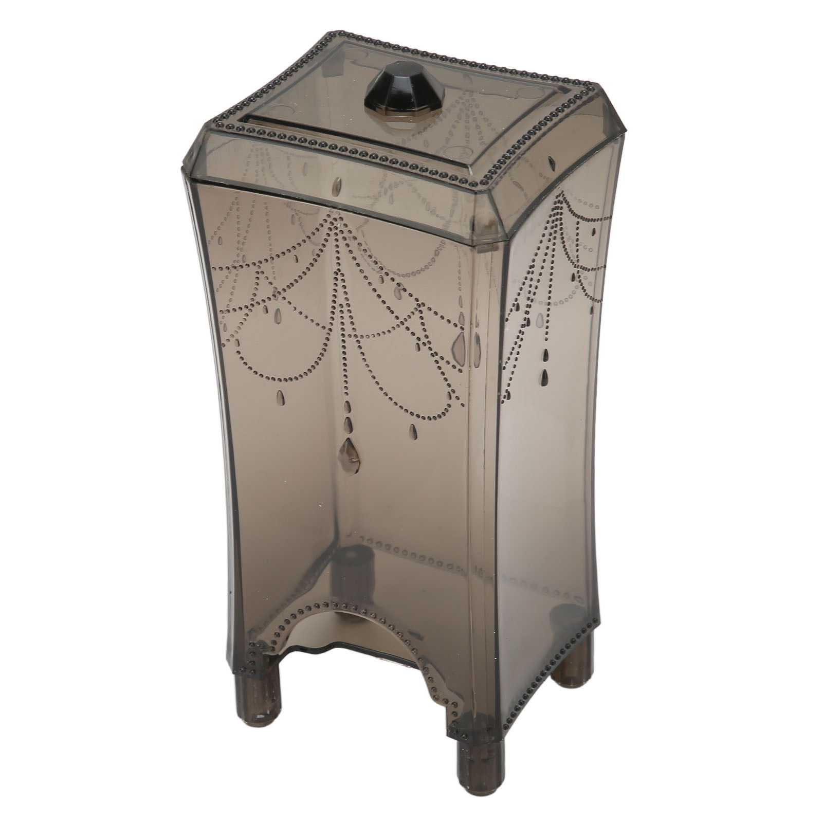 Cotton Pad Dispenser Sturdy Durable ABS Transparent Dustproof Easily