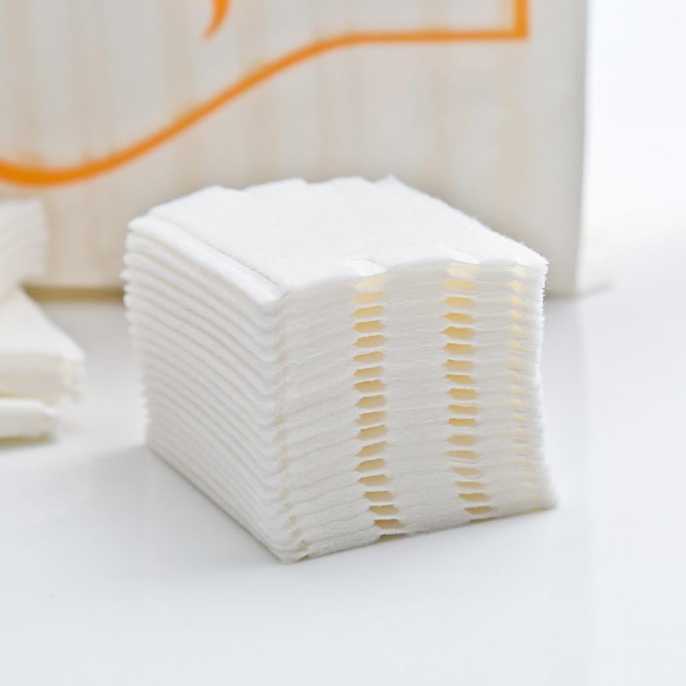 Cotton Pads Makeup Remover Pads, 100% Natural Cotton Cosmetic Facial Eye Square Cotton Puff,Soft Gentle Makeup Tools(222 PCS)