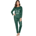 thumbnail image 1 of Cotton Pajamas Sets for Women 2pcs Long Sleeve and Long Pants Pajama Set Cute Print Pajama Set Womens Soft Loungewear Set with Pockets, S-XXL, 1 of 11