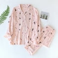 thumbnail image 1 of Cotton Pajamas for Women Set Plus Size 2PC- Loungewear Nightdress Classic Button Down Relaxed Fit Print Floral Sleepwear, 1 of 5