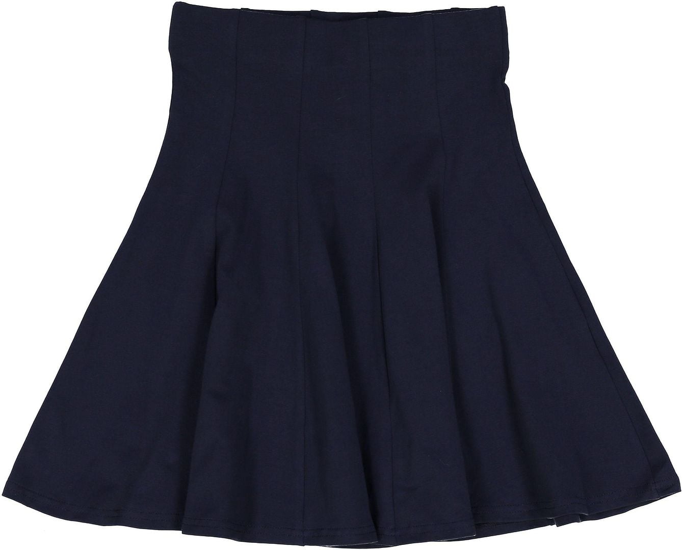 ★E.B.M★ Banding Flare Skirt EMP3WSK070 Cotton-Panel-A-line-Midi-Skirt