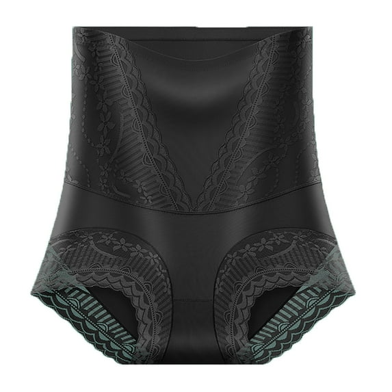 Cotton Panties for Women Womens Underpants Cotton, Women's Female Ice Silk High Waist Waist Tight Hip Lifting Underwear Cotton Postpartum Waist Tight Strong Waist Tight Pants