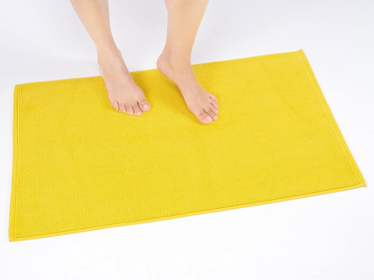 Cotton Paradise 100% Cotton 20x34 inch Non Slip Bath Mats for Bathroom ...