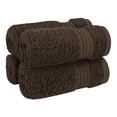 thumbnail image 1 of Cotton Paradise 100% Cotton 4 Piece Washcloths, Soft Absorbent Small Hand Face Towels Wash Rags for Body, Brown, 1 of 6