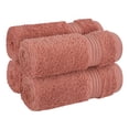 thumbnail image 1 of Cotton Paradise 100% Cotton 4 Piece Washcloths, Soft Absorbent Small Hand Face Towels Wash Rags for Body, Coral, 1 of 6