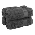 thumbnail image 1 of Cotton Paradise 100% Cotton 4 Piece Washcloths, Soft Absorbent Small Hand Face Towels Wash Rags for Body, Gray, 1 of 6