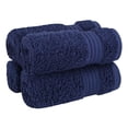 thumbnail image 1 of Cotton Paradise 100% Cotton 4 Piece Washcloths, Soft Absorbent Small Hand Face Towels Wash Rags for Body, Navy Blue, 1 of 6