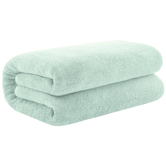 Cotton Paradise 100% Cotton 40 by 80 inches Bath Sheet, Soft Absorbent Quick Dry Towels for Bathroom, Mint