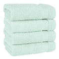 thumbnail image 1 of Cotton Paradise 100% Cotton Turkish 4 Piece Hand Towel Set, Soft Absorbent Face Towels Clearance Set, Mint, 1 of 6