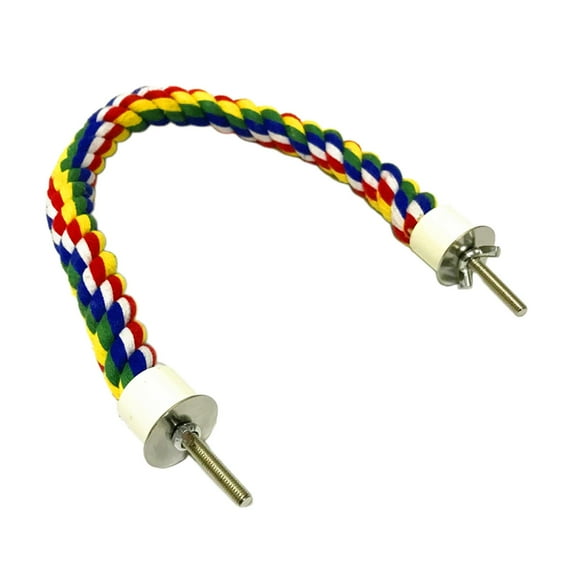 Cotton Parrot Rope Parakeet Climbing Cockatiel Stand Cockatiels Pet Supplies 40cm