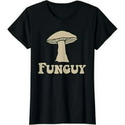 Cotton Pattern & Letters Printed T-Shirt Funguy Funny Apparel T-Shirt