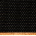 thumbnail image 1 of Cotton Paula Barnes Dots Circles Patterned Designs Historical Black Cotton Fabric Print by the Yard (R220312-BLACK), 1 of 1