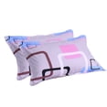 thumbnail image 1 of Cotton Pillow Covers Set of 2 - Standard Size Geometric Patterns Pillow Shams, Soft Breathable Cotton Decorative Envelope Closure Pillowcases for Couch, Bed, Sofa 19x30 In, 1 of 6
