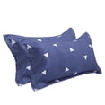 thumbnail image 1 of Cotton Pillow Covers Set of 2 - Standard Size Geometric Patterns Pillow Shams, Soft Breathable Cotton Decorative Envelope Closure Pillowcases for Couch, Bed, Sofa 19x30 In, 1 of 6