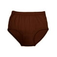 thumbnail image 1 of Cotton Plus 2345538 Size 10 Cotton Plus Ladies Panty, Chocolate - Case of 36, 1 of 1