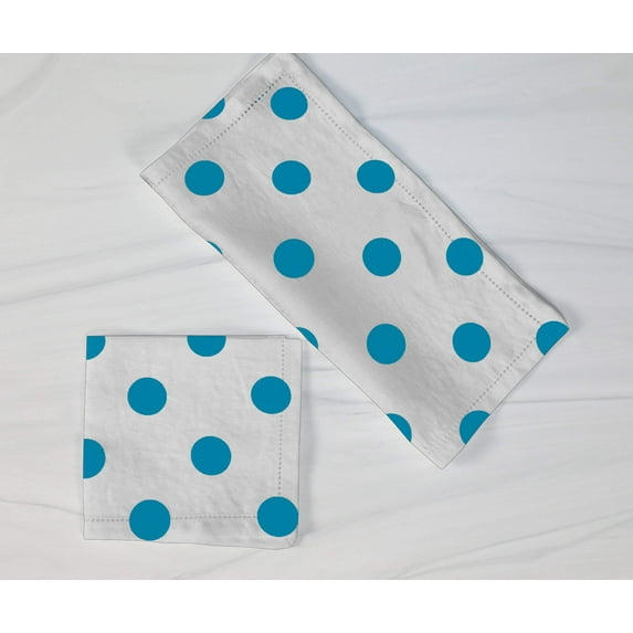 Cotton Polka Dots Napkins 18"X18"