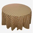 thumbnail image 1 of Cotton Polka Dots Round Tablecloth for Wedding/Bridal Shower, Birthdays, Special Events, 1 of 11
