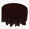 thumbnail image 1 of Cotton Polka Dots Round Tablecloth for Wedding/Bridal Shower, Birthdays, Special Events, 1 of 10