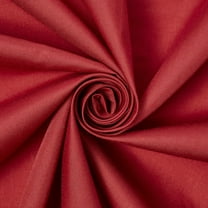 Cotton Polyester Broadcloth (44/45 Inch) Plain Weave Fabric By The Yard - For Sewing Fashion Apparel, Decor, & More (Burgundy, 1 Yard)