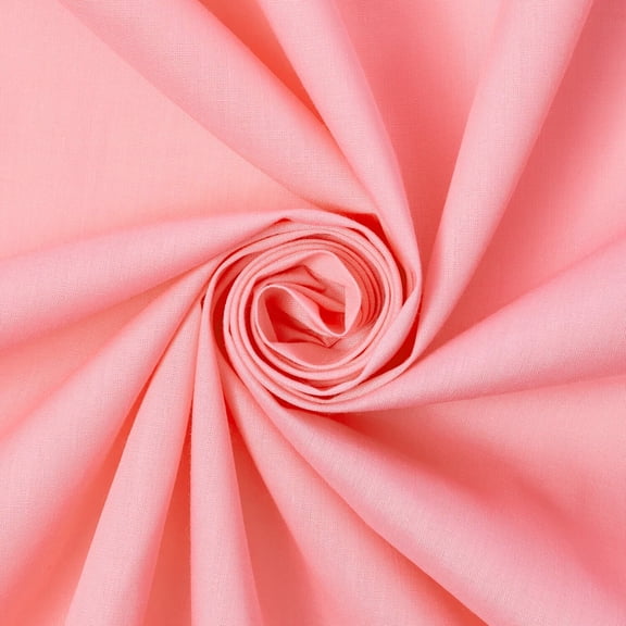 Cotton Polyester Broadcloth Fabric Premium Apparel Quilting 45" (Candy Pink)
