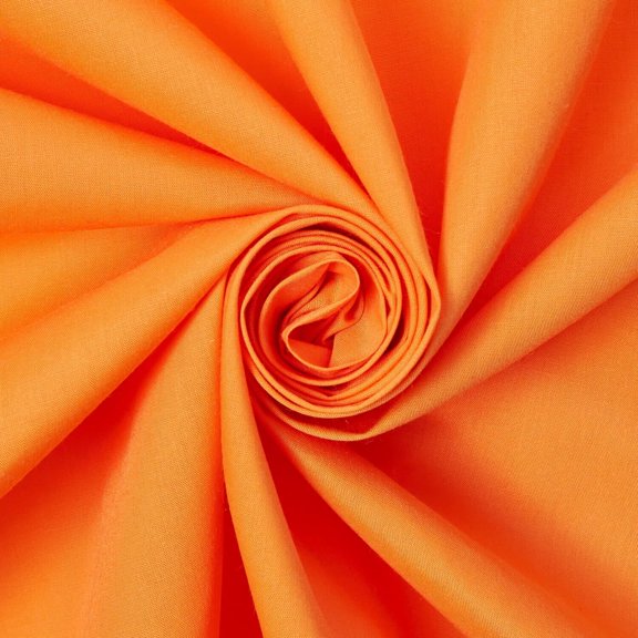 Cotton Polyester Broadcloth Fabric Premium Apparel Quilting 45" (Saffron)