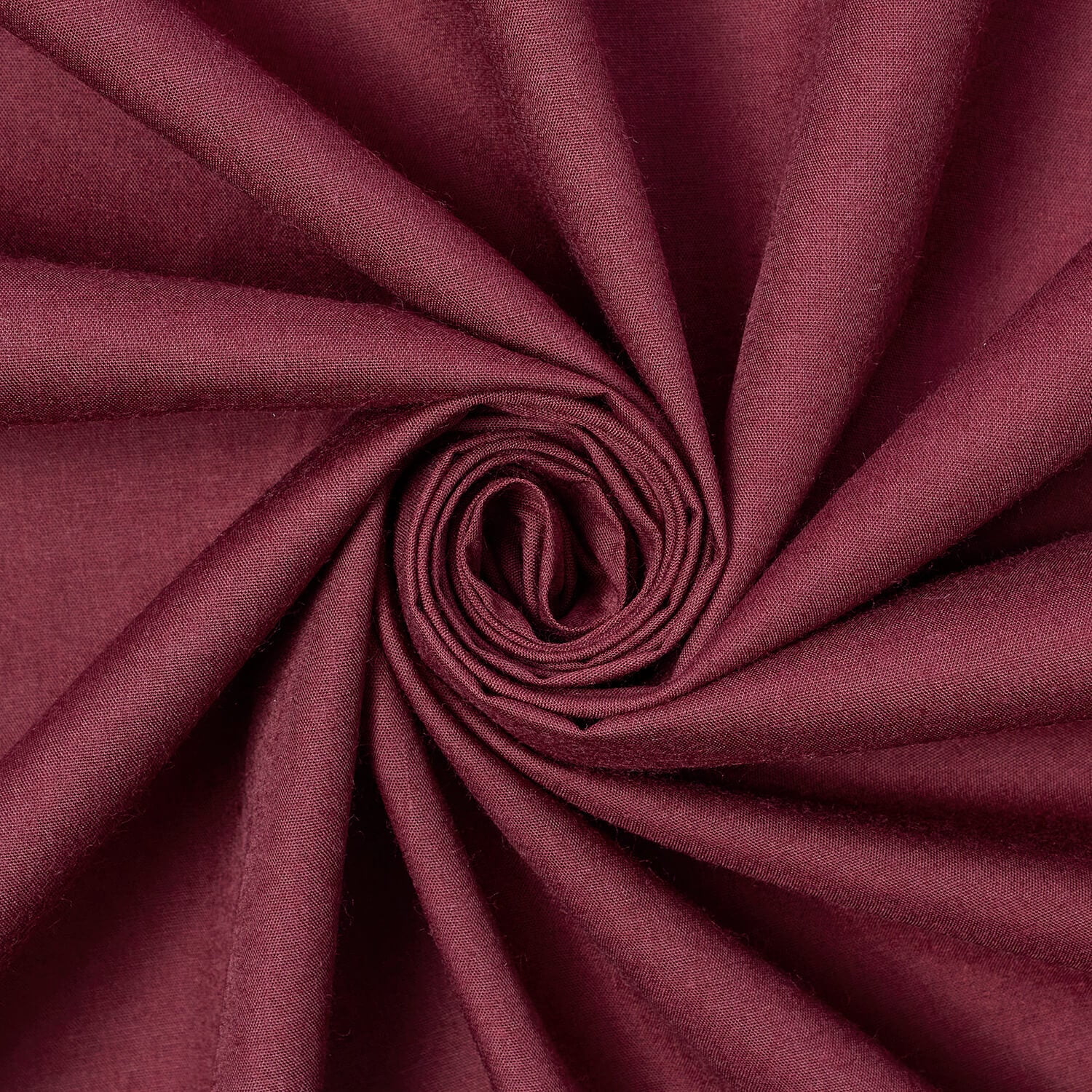 Cotton Polyester Broadcloth Fabric Premium Apparel Quilting 45 (Wine) 